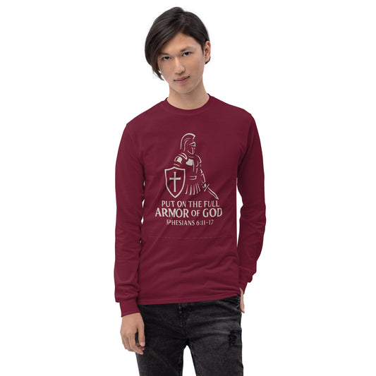 Men’s 100% cotton long sleeve shirt in classic fit