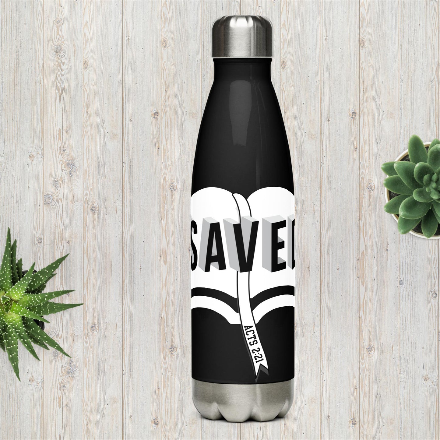 Stainless steel water bottle