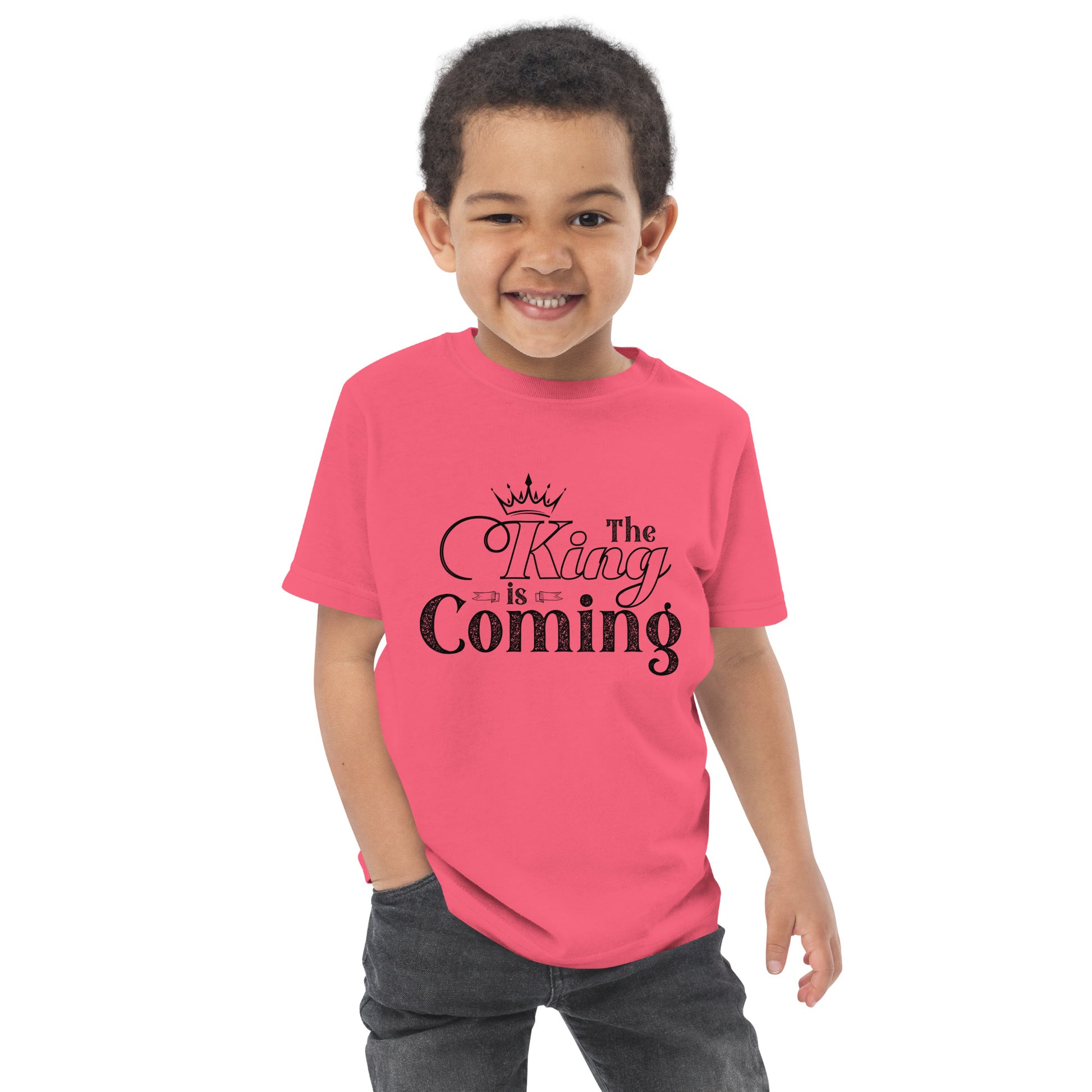 Durable Christian kids tee with double-needle stitching