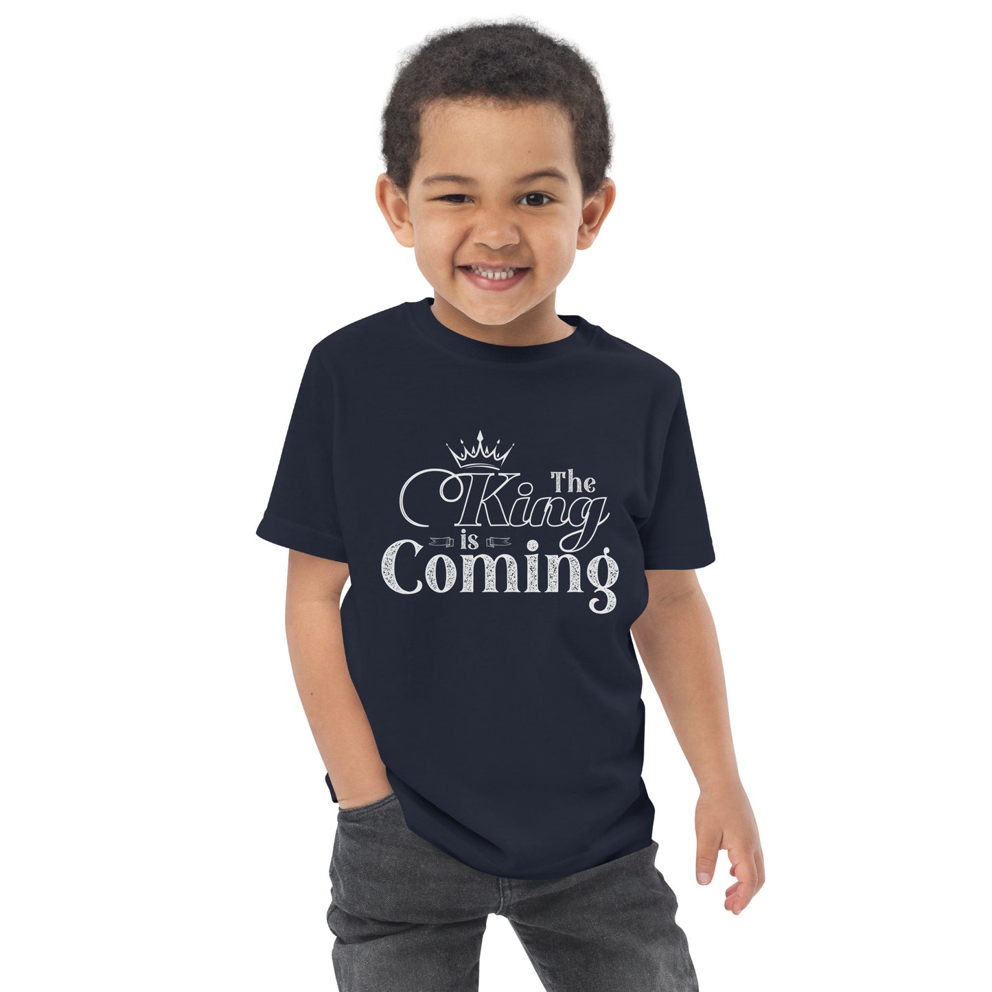 Durable Christian kids tee with double-needle stitching