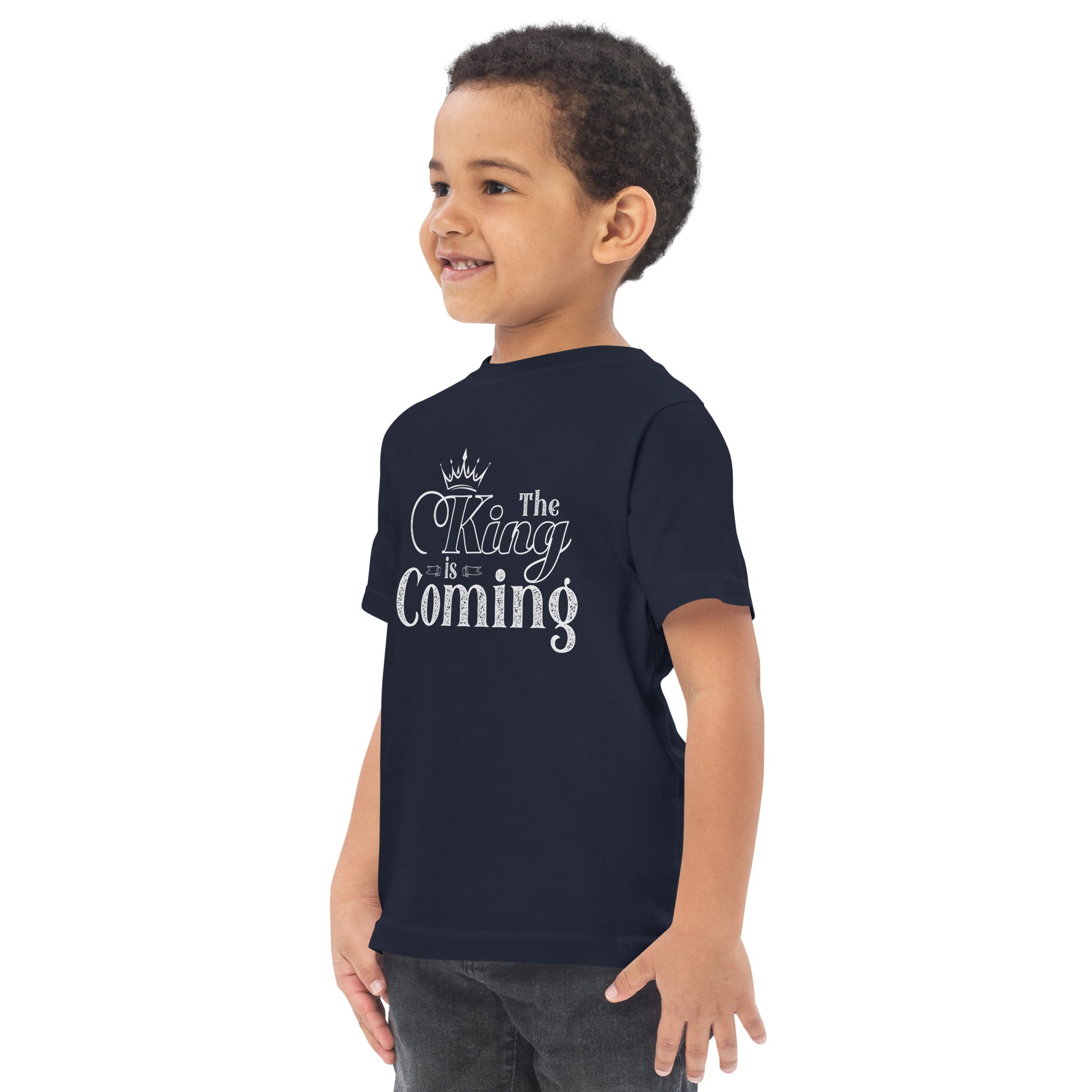 Durable Christian kids tee with double-needle stitching