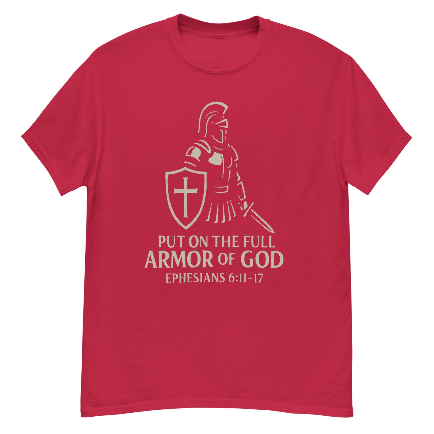 Inspirational Christian tee full armor of God