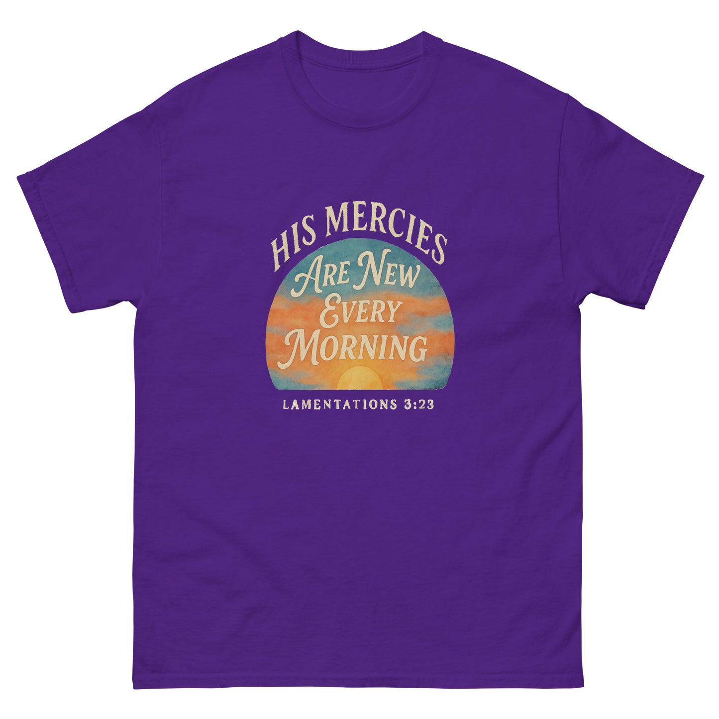 His Mercies Are New Every Morning Christian t-shirt