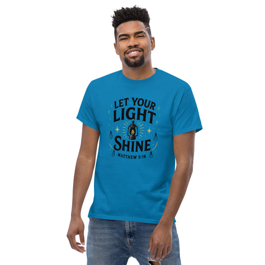 Matthew 5:16 scripture shirt in 100% cotton