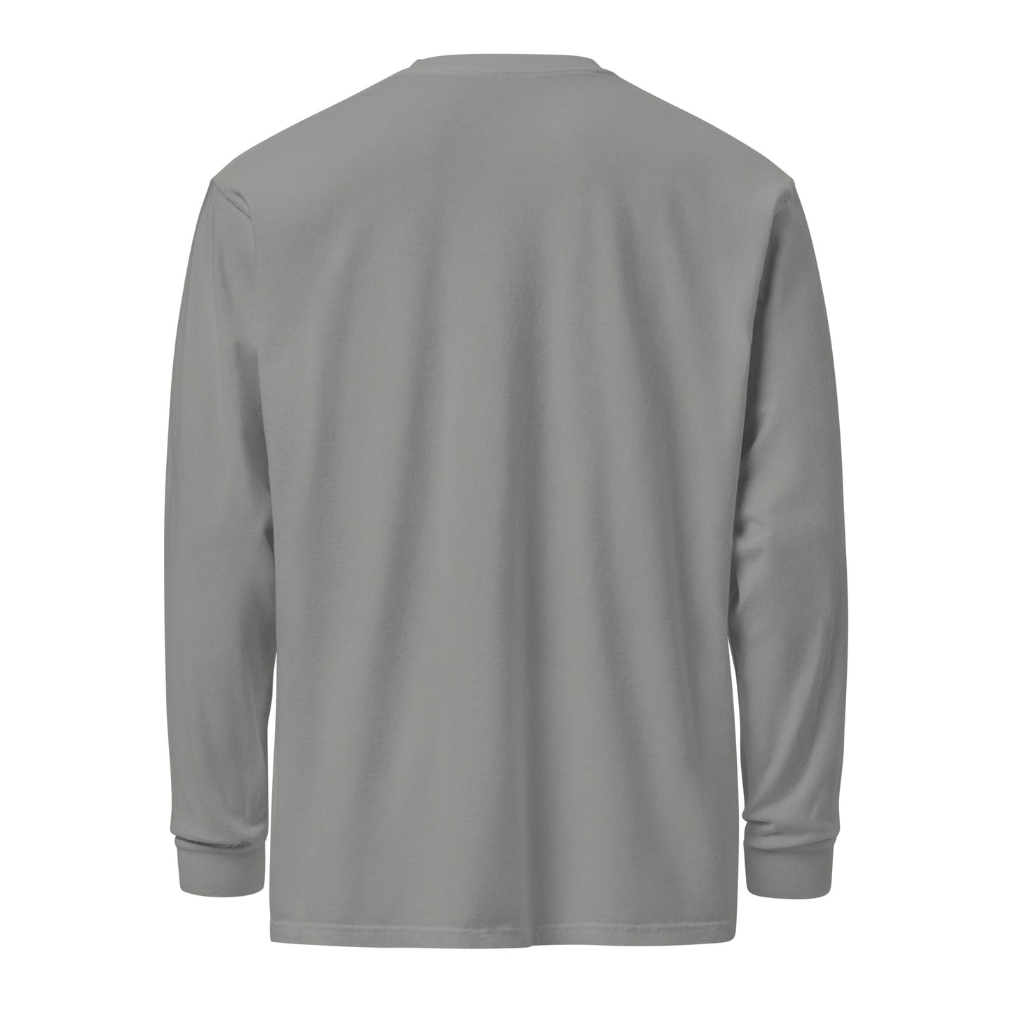 Christian heavyweight long-sleeve t-shirt with garment-dyed vintage look