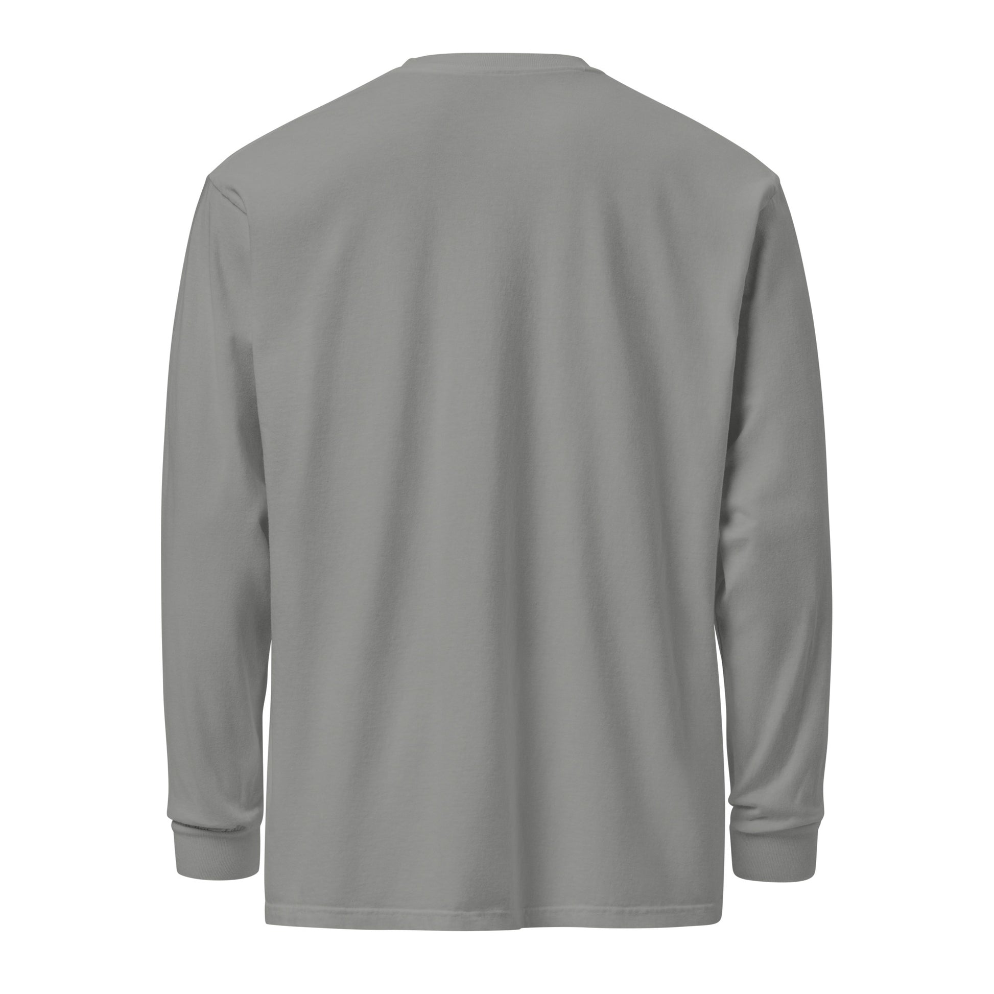 Christian heavyweight long-sleeve t-shirt with garment-dyed vintage look
