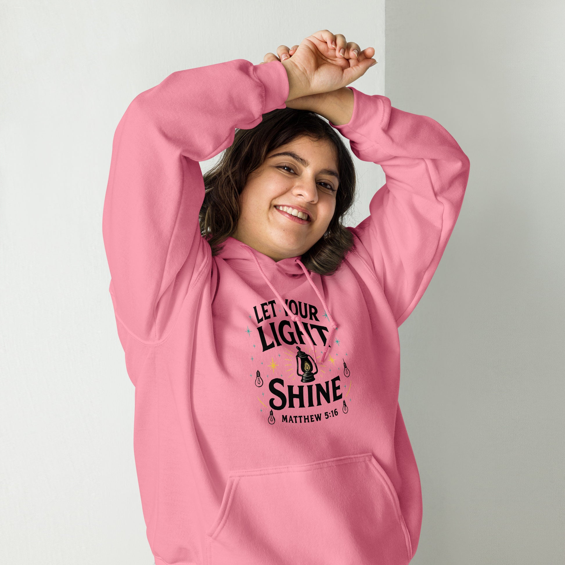 Bible verse hoodie with front pouch pocket