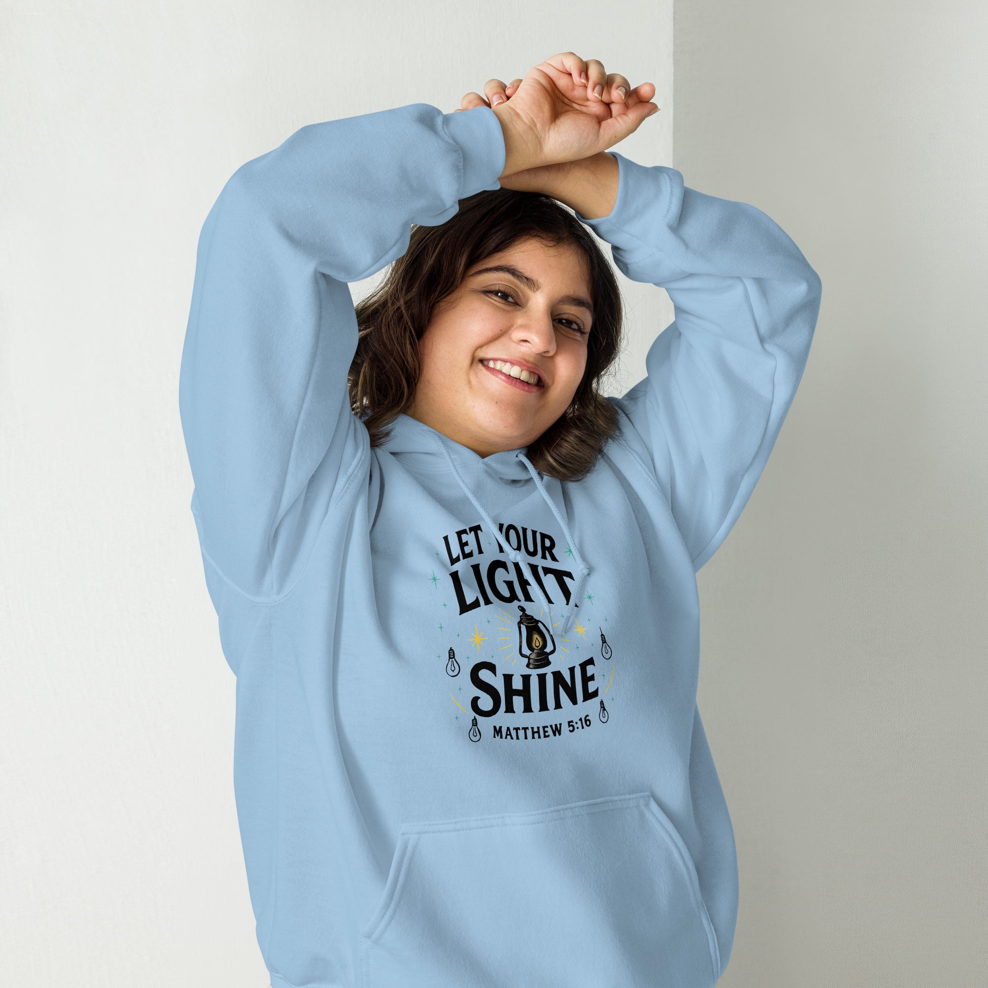 Bible verse hoodie with front pouch pocket