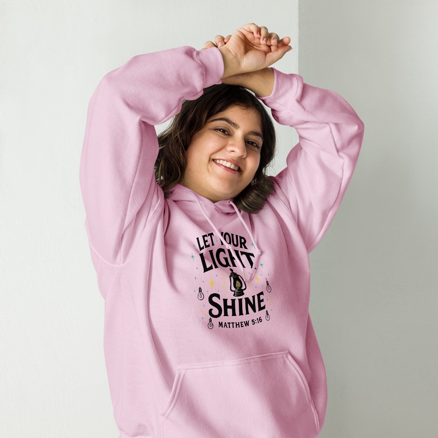 Bible verse hoodie with front pouch pocket