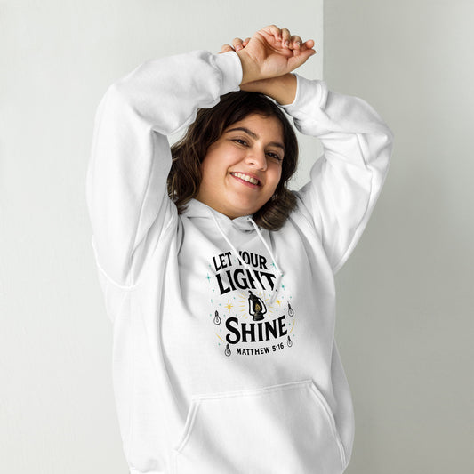 Let Your Light Shine Christian hoodie