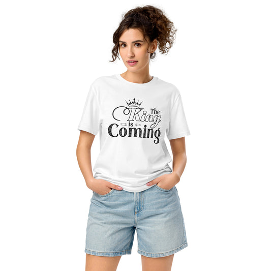 Eco-conscious Christian organic tee with GOTS and OCS certifications