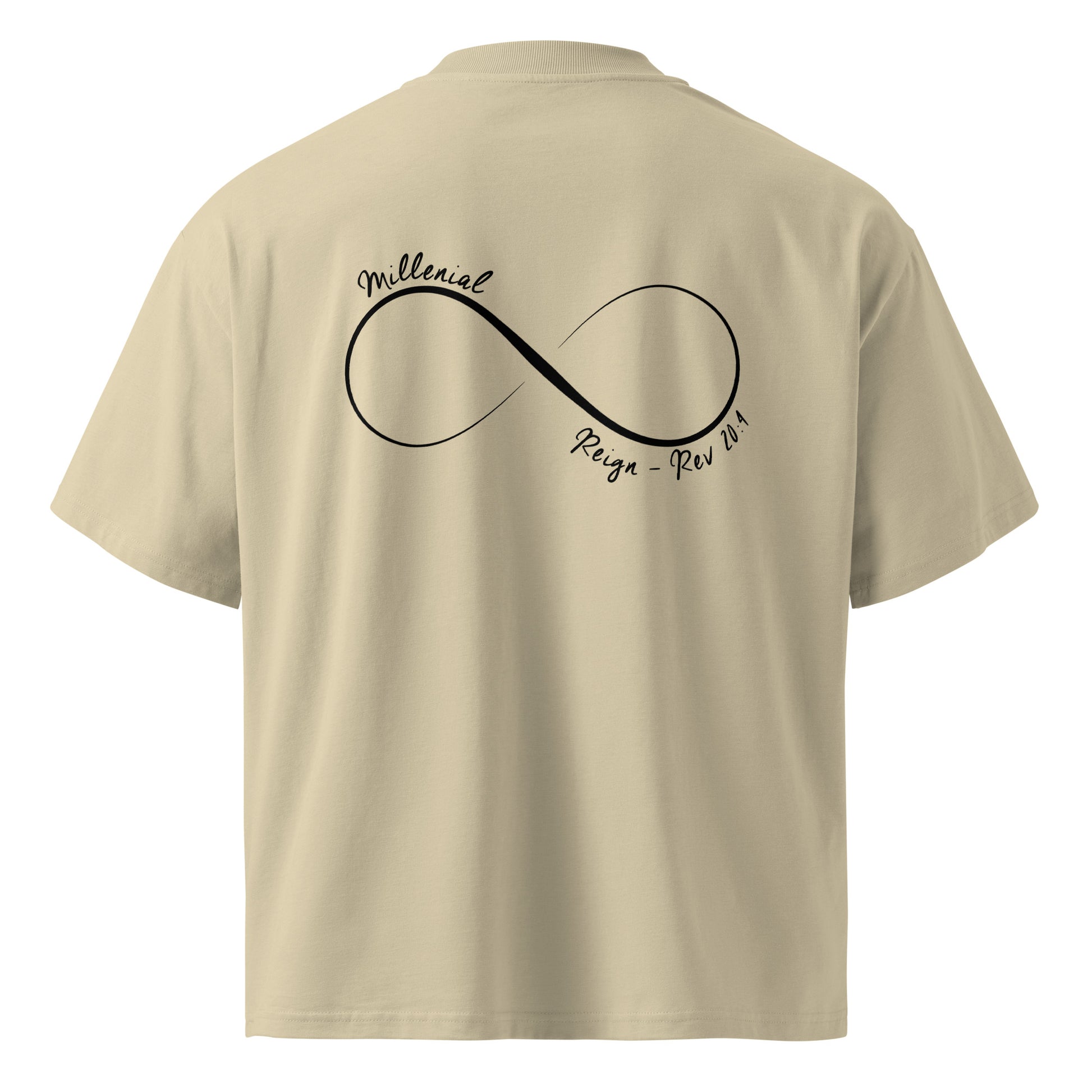 Faith-based sustainable streetwear t-shirt made from organic cotton