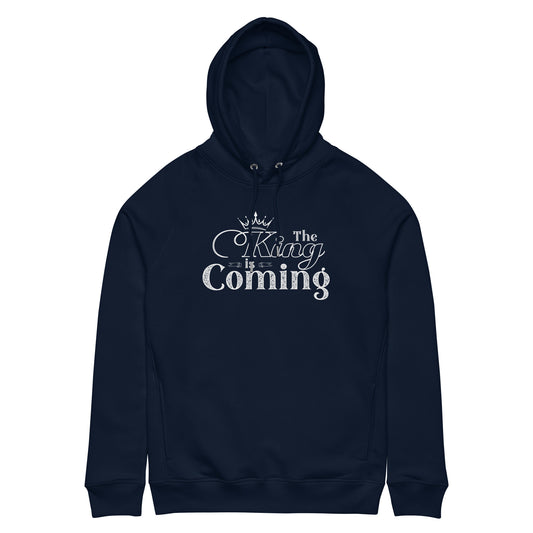 Faith-based men’s hoodie with side seam pockets and matching drawcords