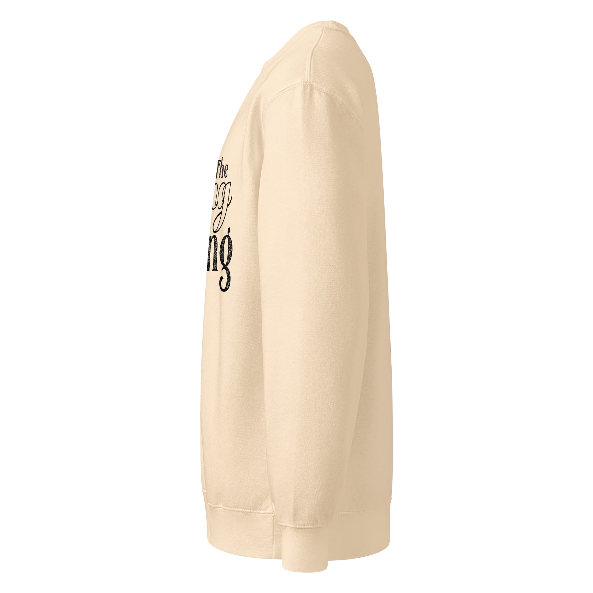 Faith-based crew neck pullover with recycled polyester blend