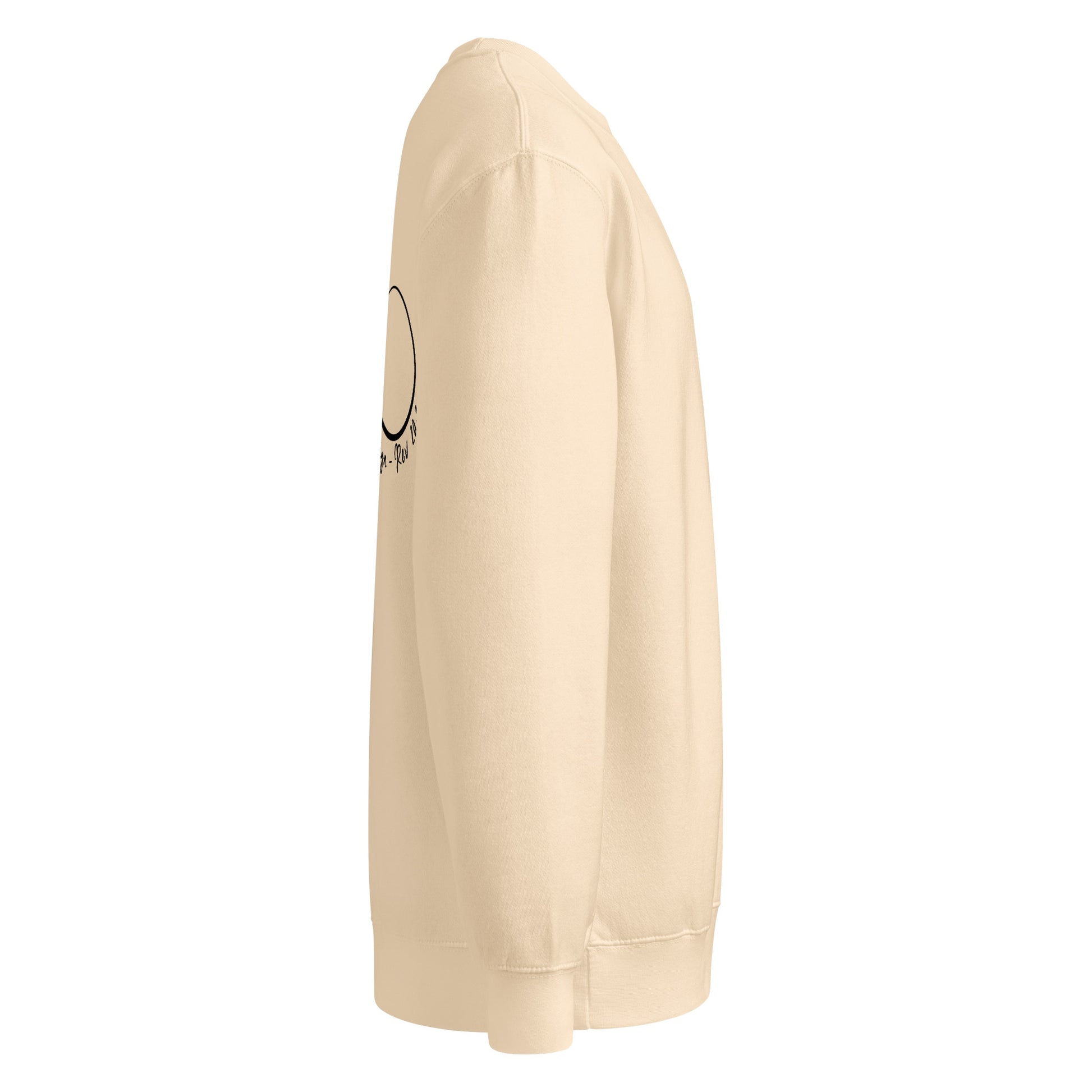 Faith-based crew neck pullover with recycled polyester blend