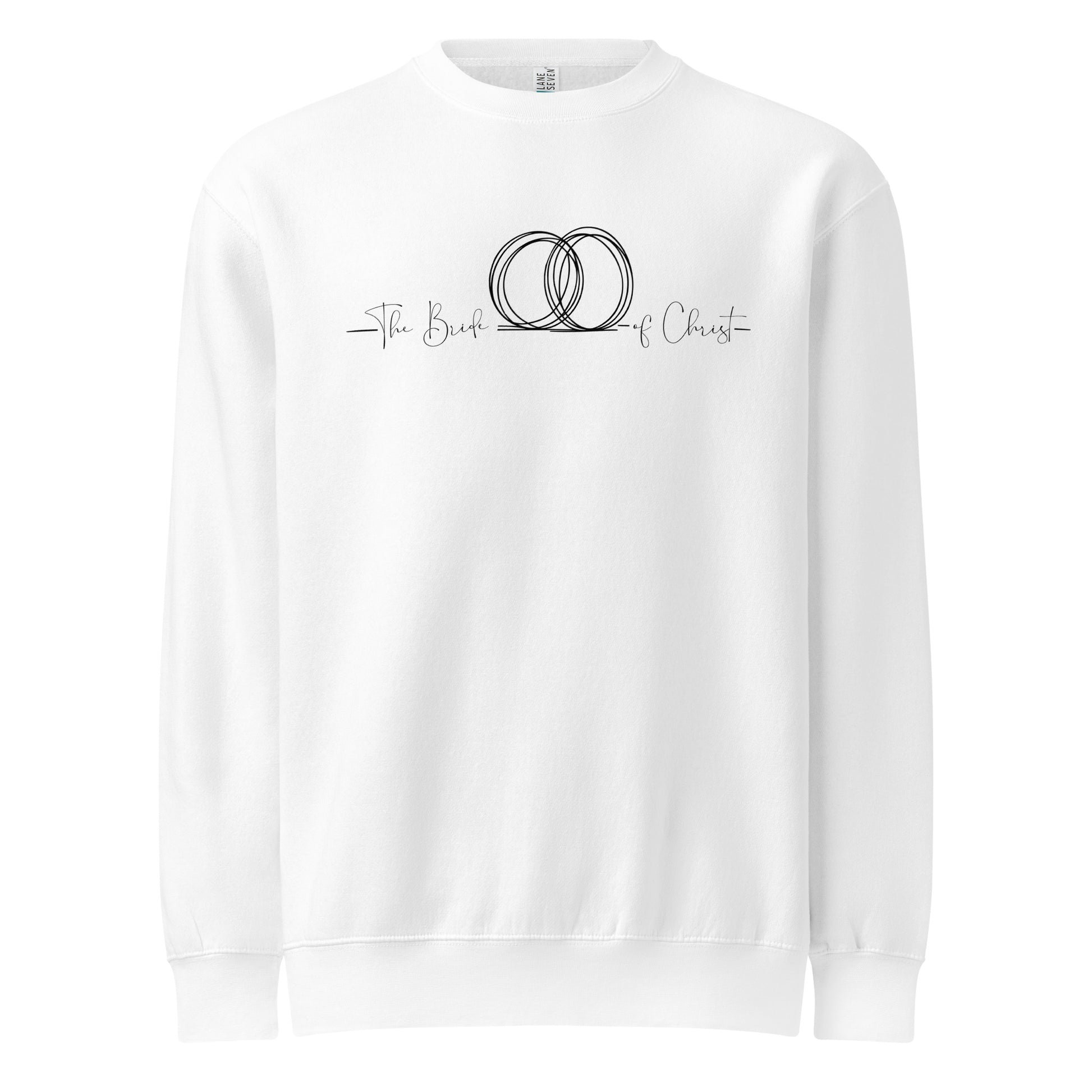 Christian premium crew neck sweatshirt in soft cotton fleece