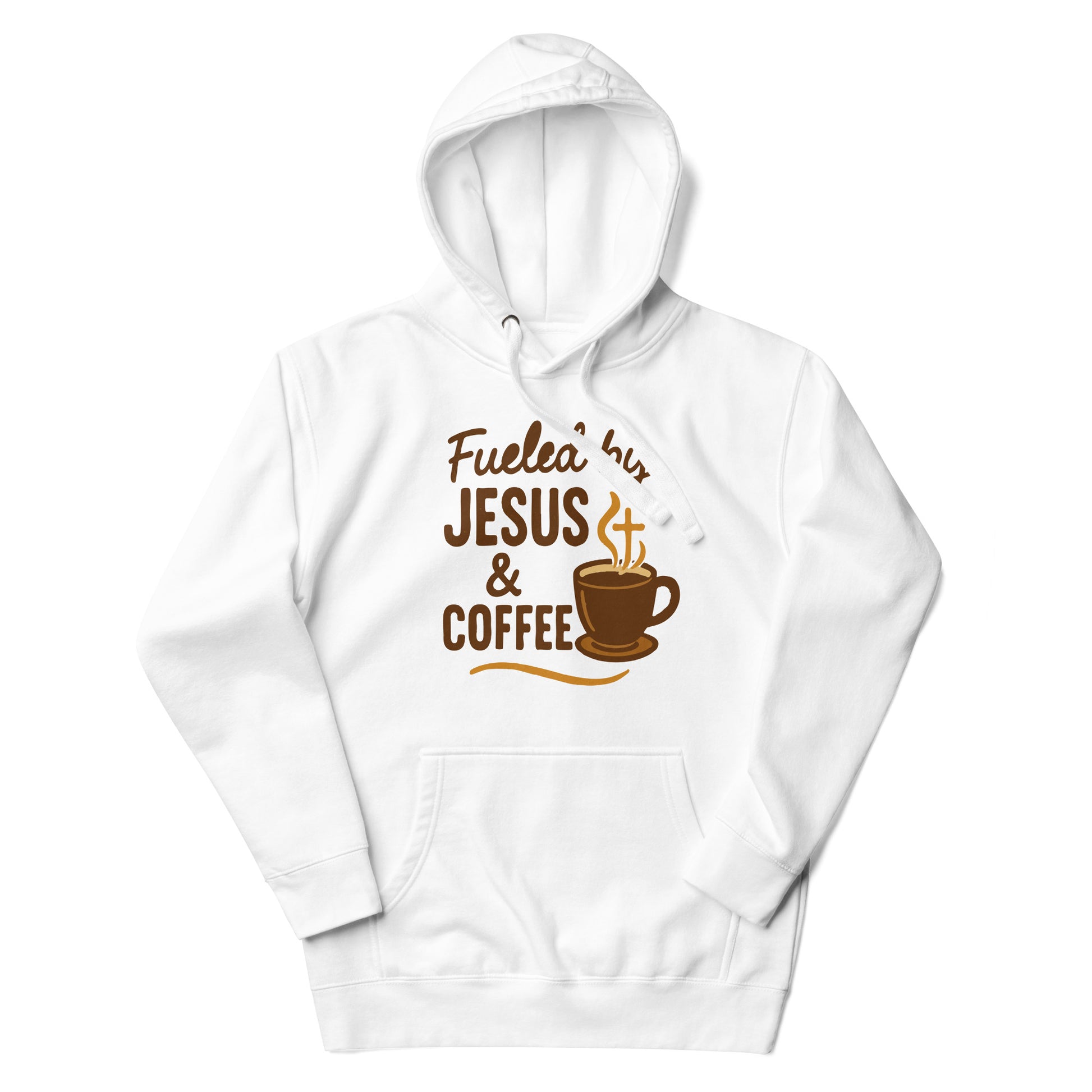 Warm Christian hoodie for coffee lovers and believers