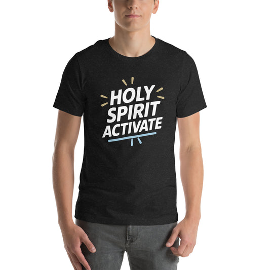 Men’s Christian t-shirt Holy Spirit Activate design