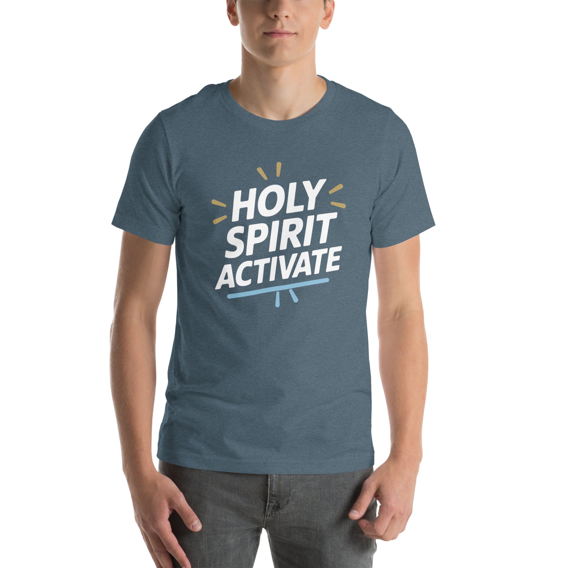Men’s Christian t-shirt Holy Spirit Activate design