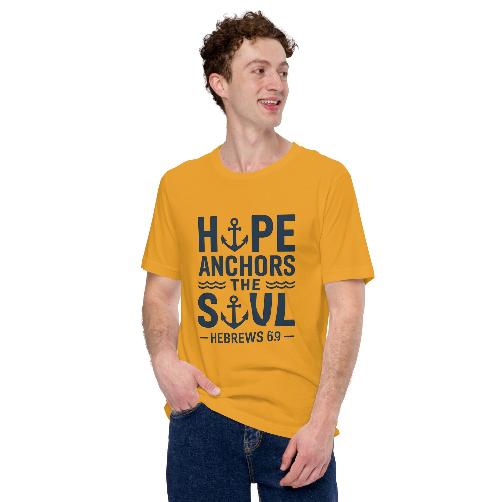 Bible verse shirt for men Hope Anchors the Soul
