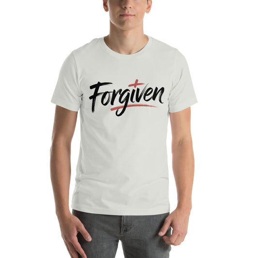 Men’s Christian t-shirt Forgiven design