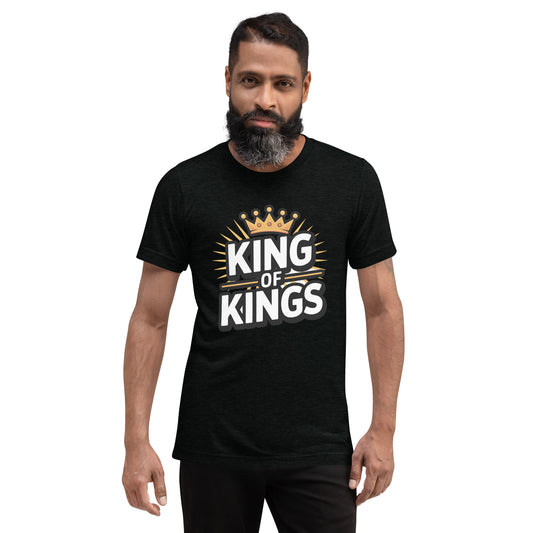 Men’s Christian tri-blend t-shirt King of Kings Revelation 19:16