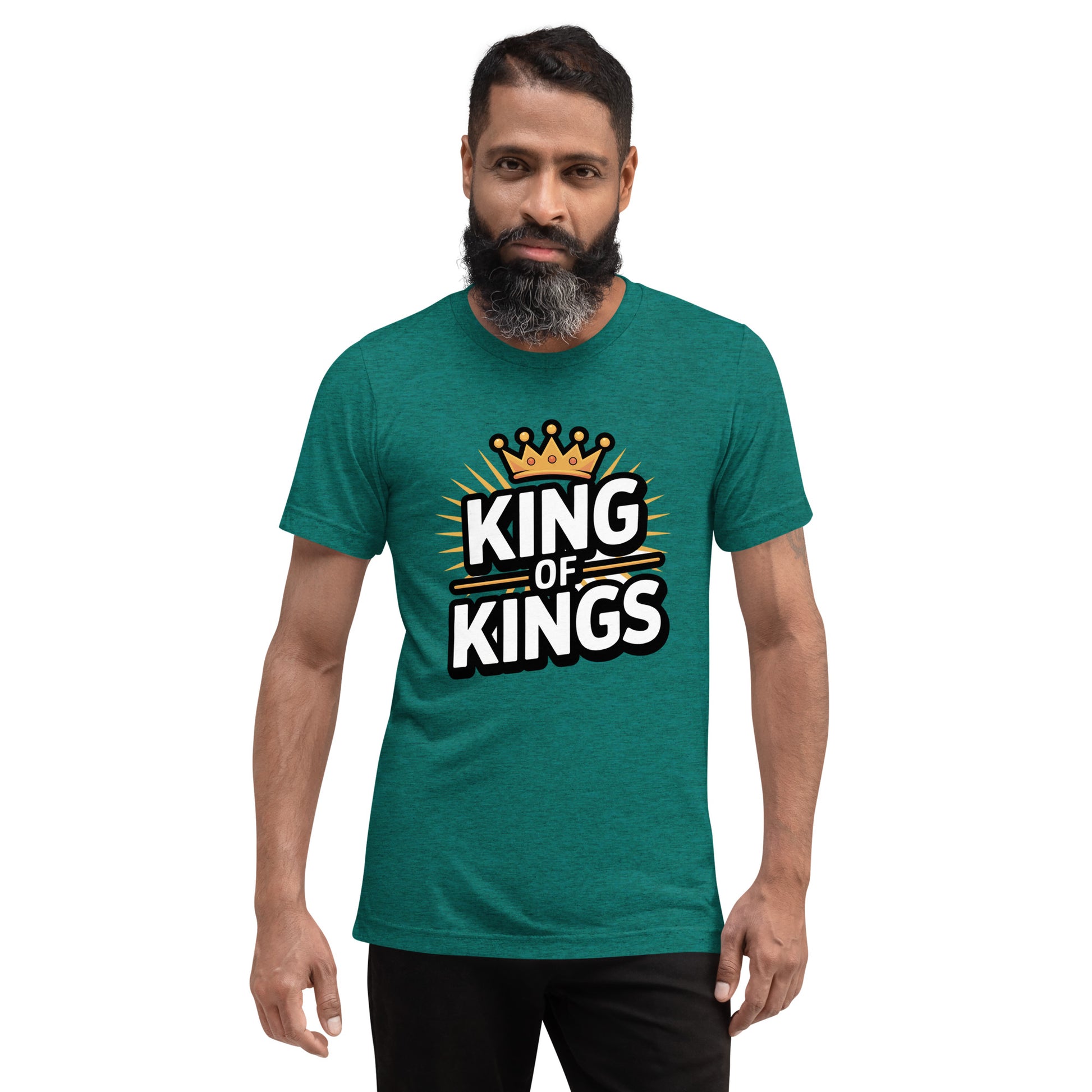 Men’s Christian tri-blend t-shirt King of Kings Revelation 19:16