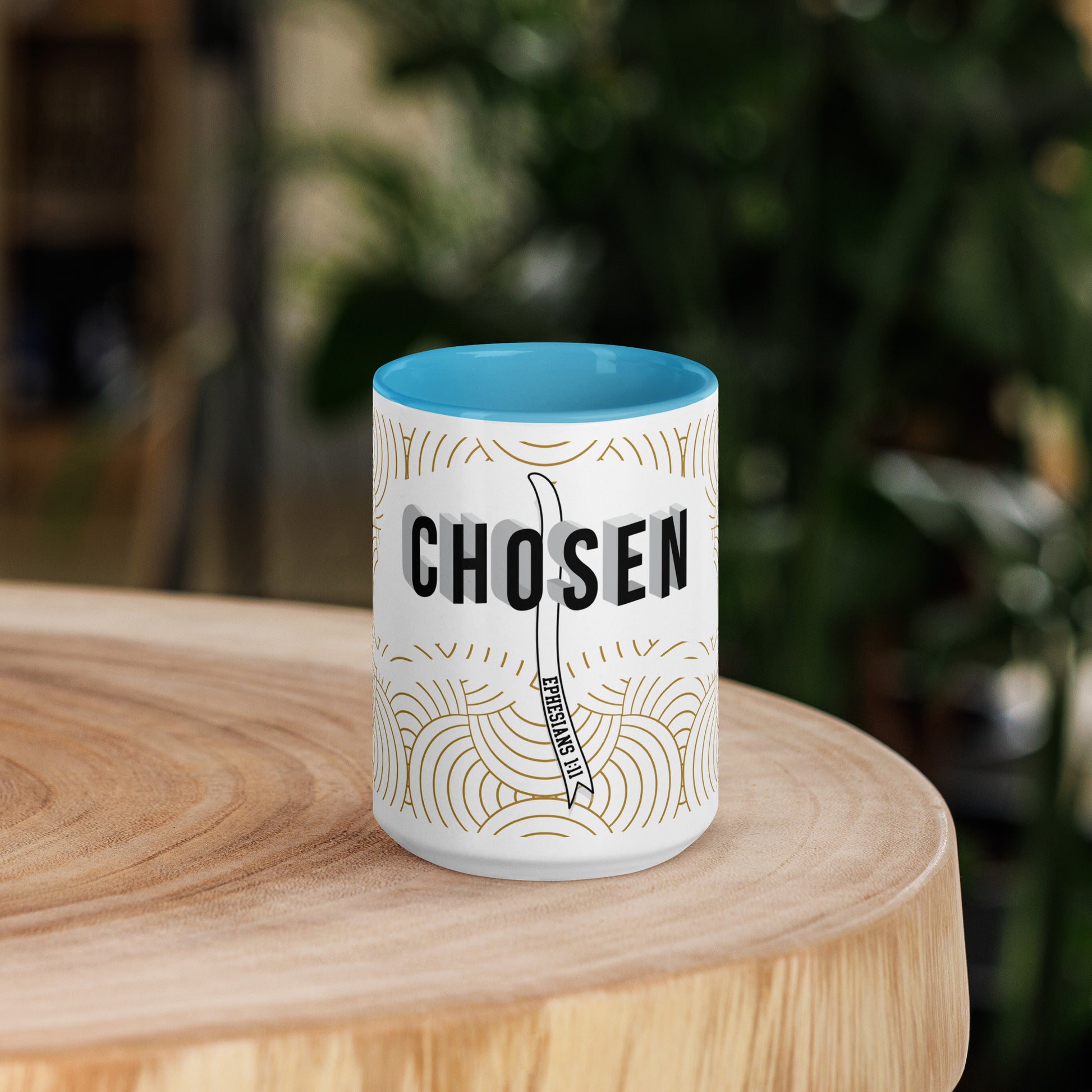 Bible study mug with colorful accents, perfect Christian gift