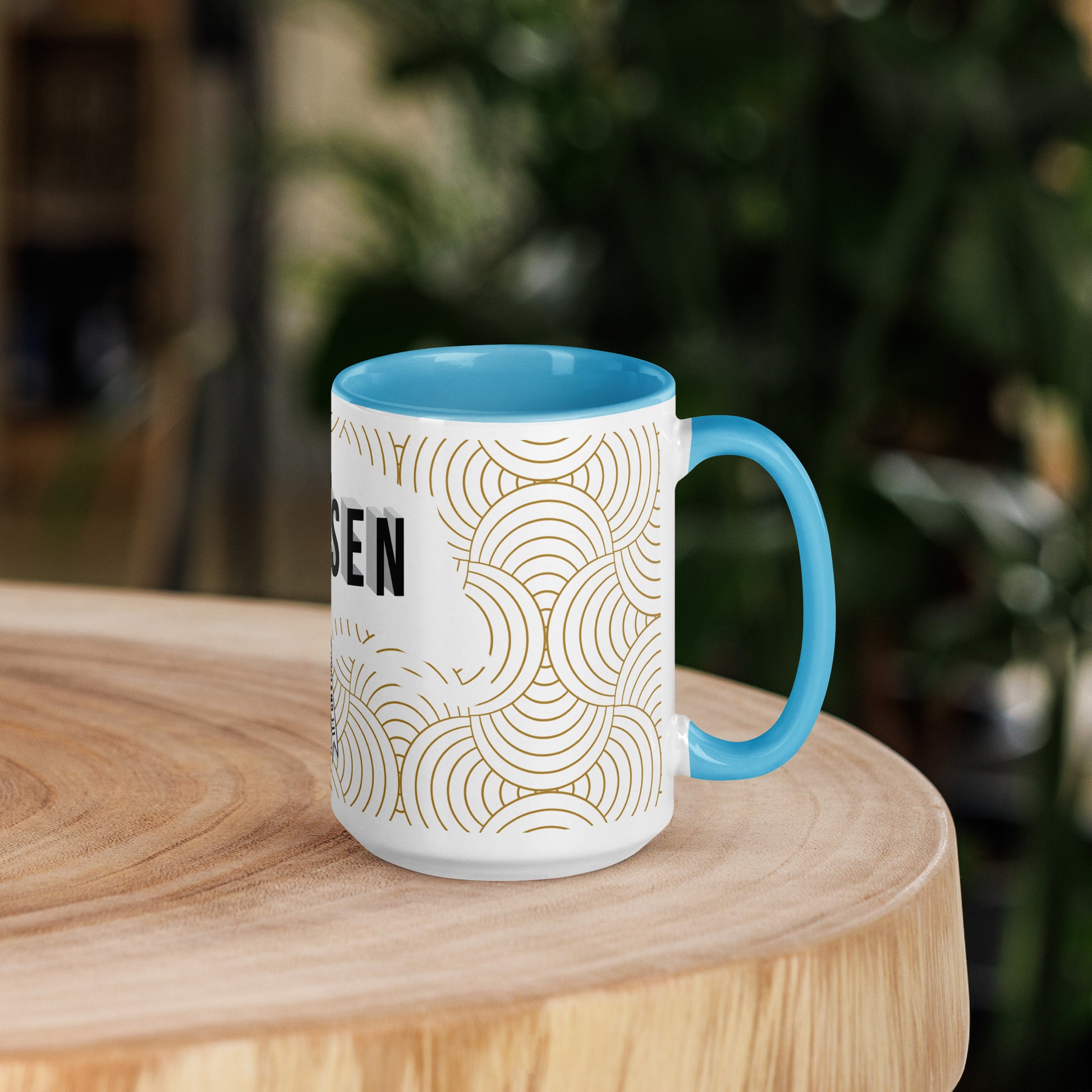 Bible study mug with colorful accents, perfect Christian gift
