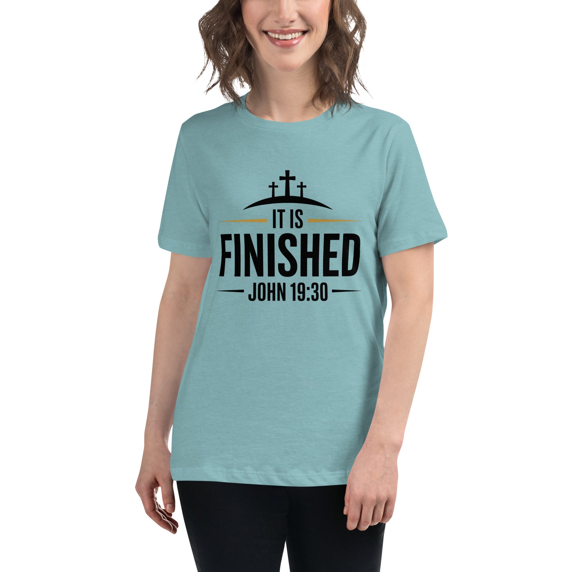 Women’s Christian t-shirt It Is Finished John 19:30