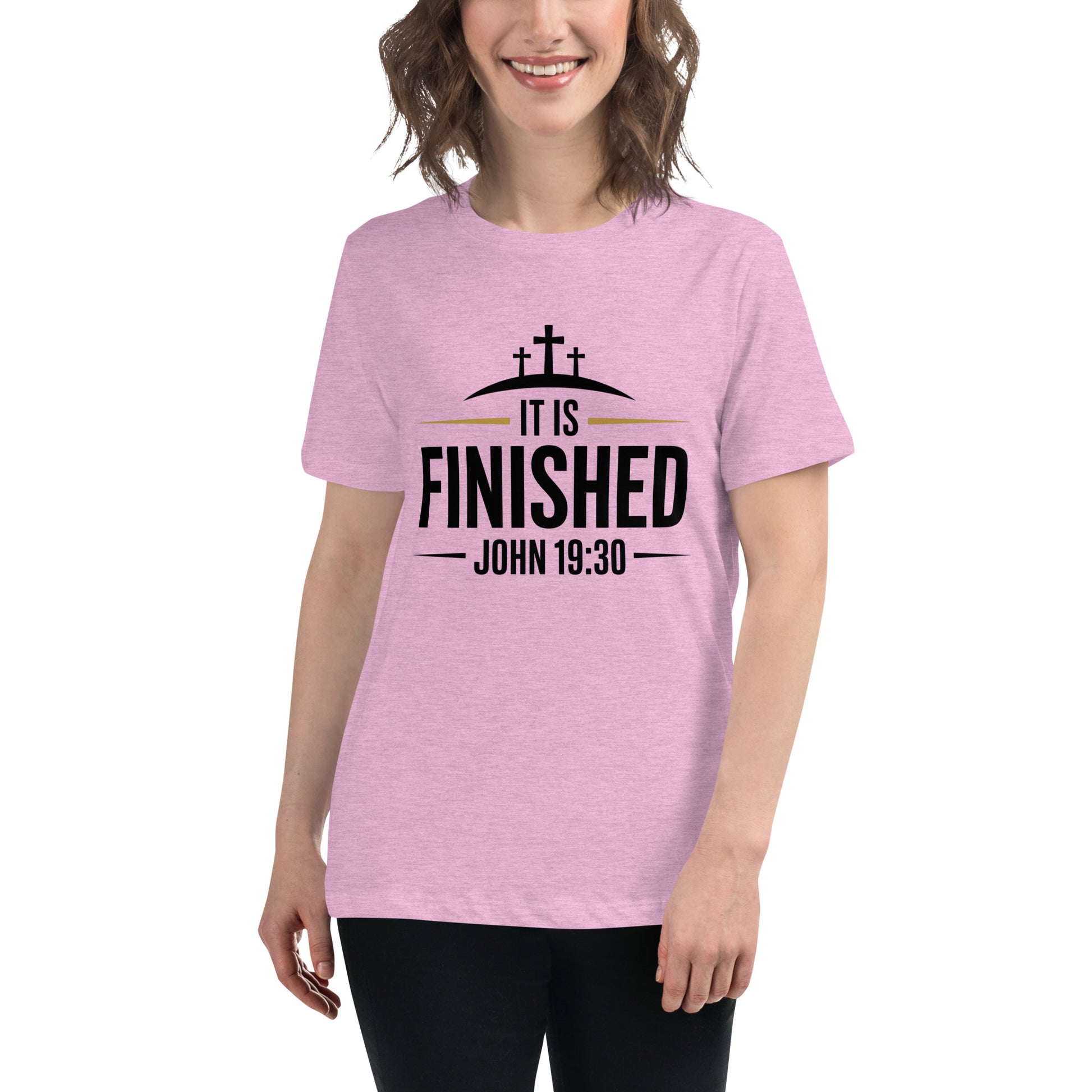 Women’s Christian t-shirt It Is Finished John 19:30