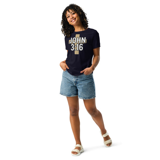 Women’s Christian t-shirt John 3:16 design