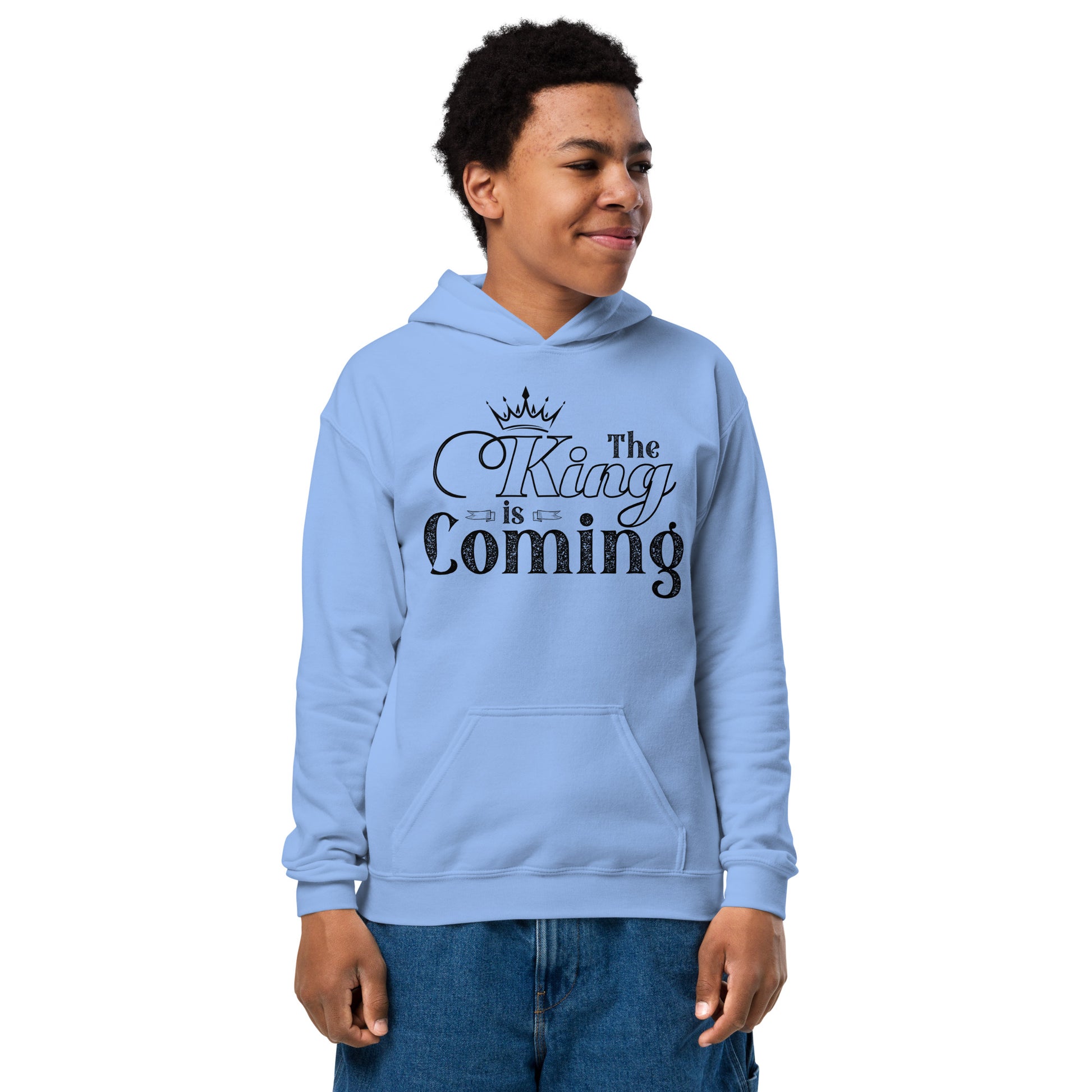Christian youth hoodie in soft heavy blend fleece
