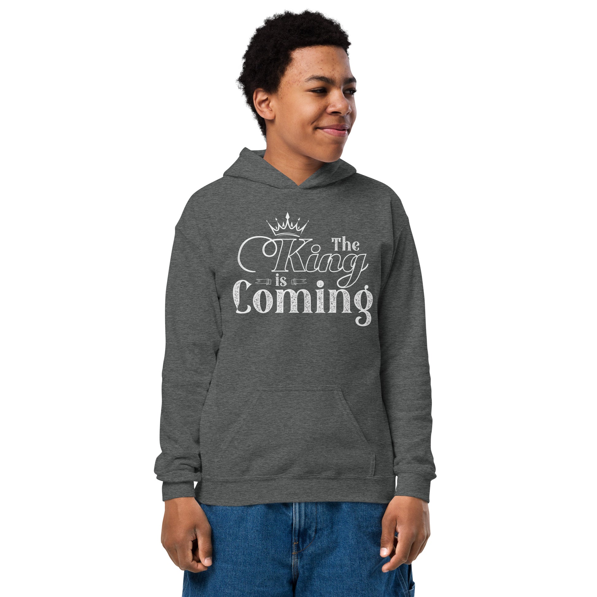 Faith-inspired heavy blend hoodie for church and school