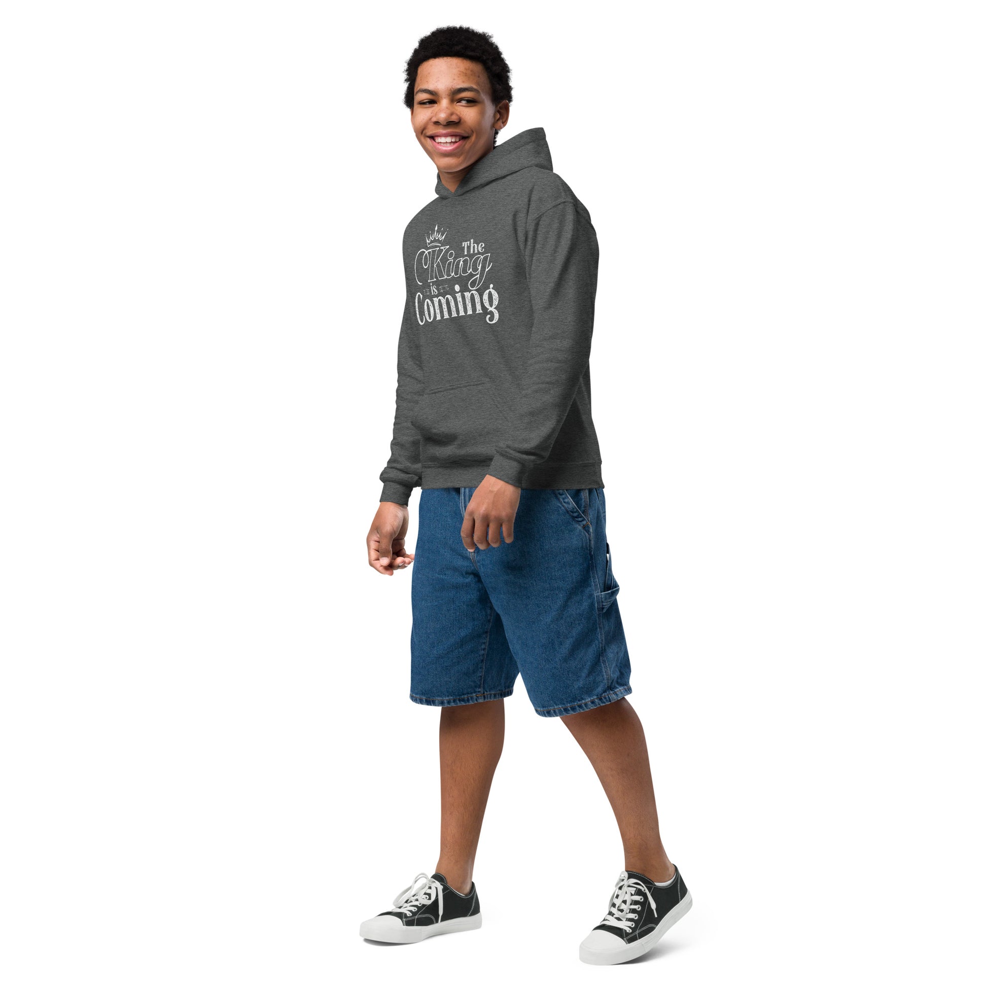 Faith-inspired heavy blend hoodie for church and school
