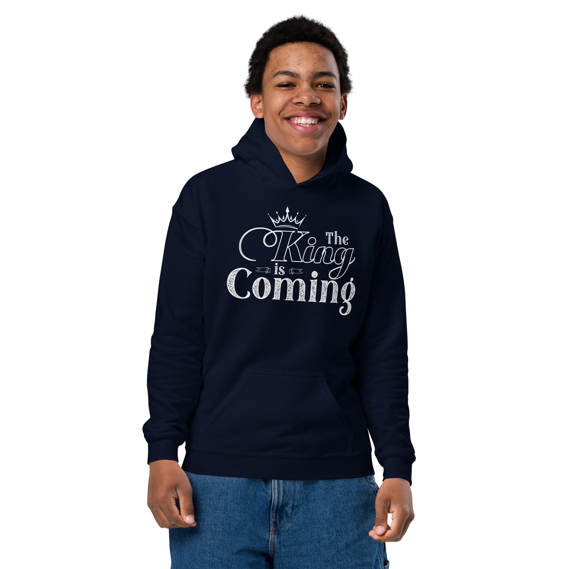 Safe Christian youth pullover with no drawcords