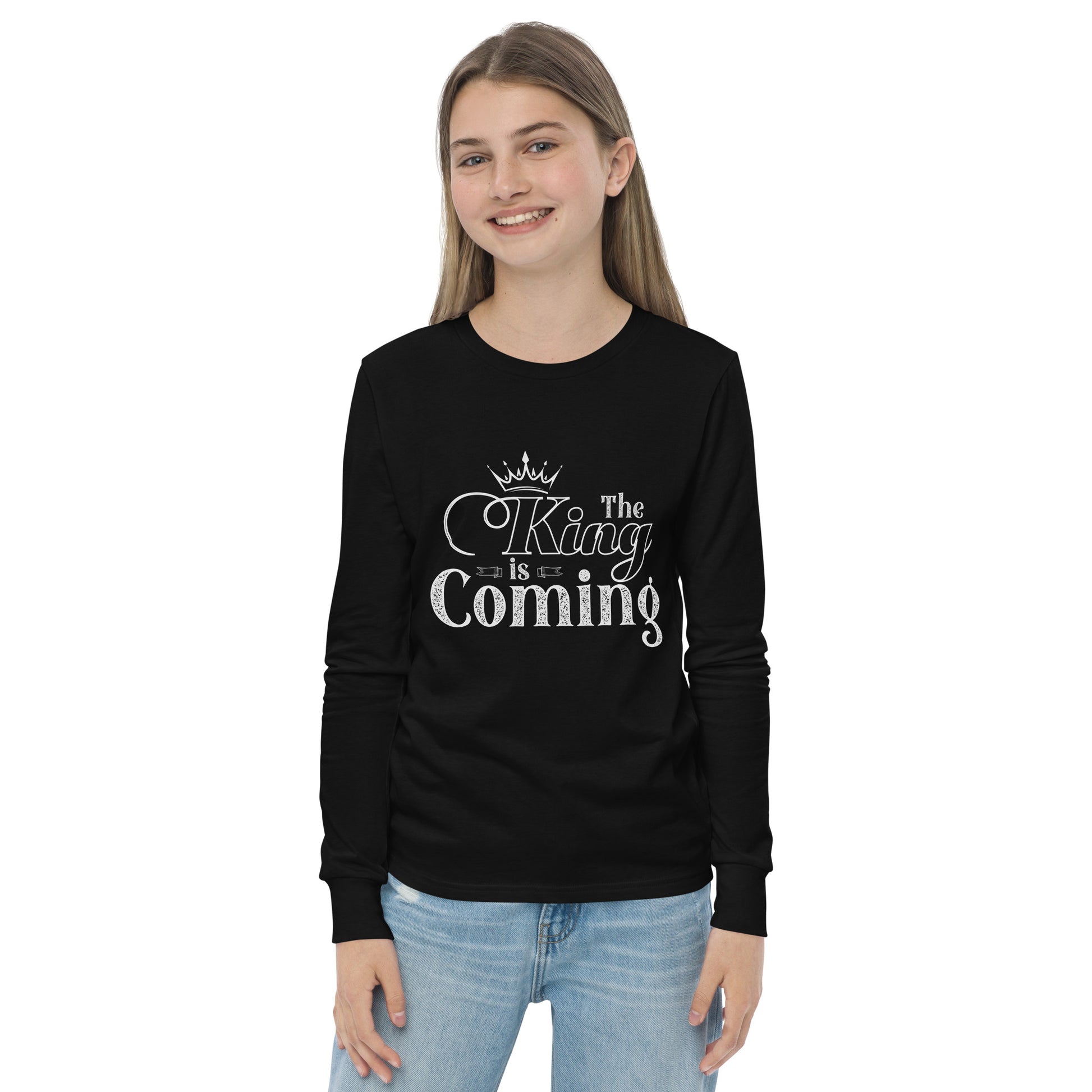 Christian youth long sleeve t-shirt in soft Airlume cotton
