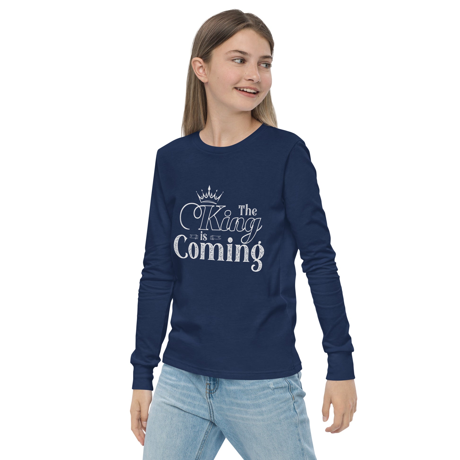 Soft Christian youth crew neck shirt for church and play